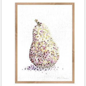 Shannon Art Pointillism - Pear