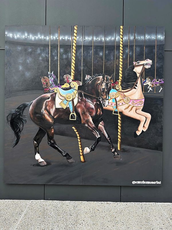 Shannon Art Murals - Royal Adelaide Show 2022 - Horse Carousel Mural