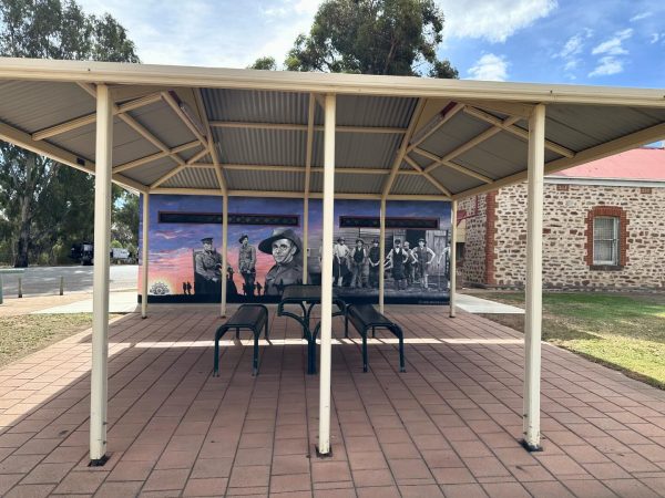 Shannon Art - Anzac Day Mural 2024 Rising Sun