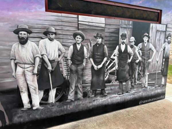 Shannon Art - Anzac Day Mural 2024 Rising Sun